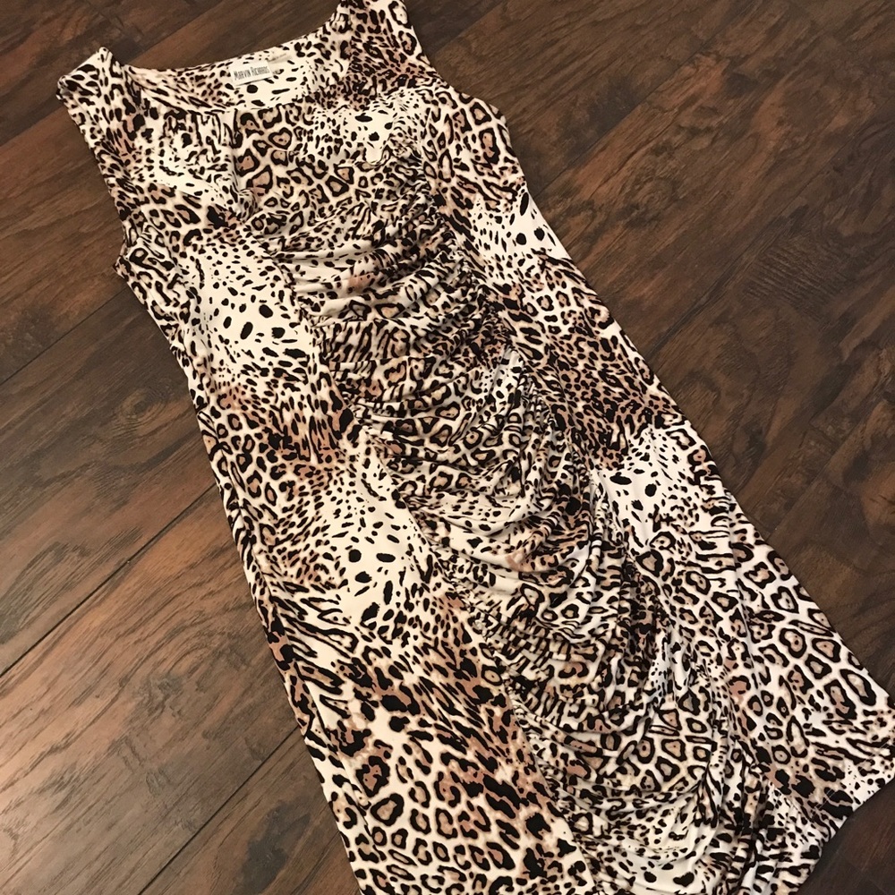 EUC Leopard dress, size 12